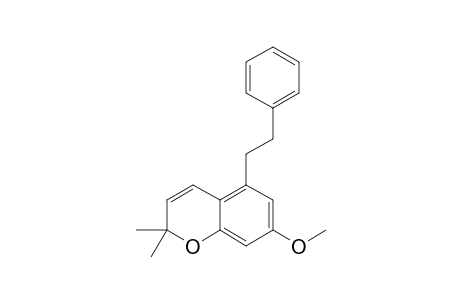 2,2-DIMETHYL-7-METHOXY-5-(2-PHENYLETHYL)-CHROMENE