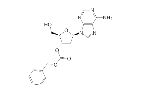 Carbonic acid (2R,3S,5R)-5-(6-amino-purin-9-yl)-2-hydroxymethyl-tetrahydro-furan-3-yl ester benzyl ester