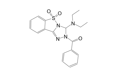 N-(2-benzoyl-5,5-dioxido-2,3-dihydro[1,2,4]triazolo[4,3-b][1,2]benzisothiazol-3-yl)-N,N-diethylamine