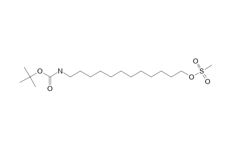 methanesulfonic acid 12-(tert-butoxycarbonylamino)dodecyl ester
