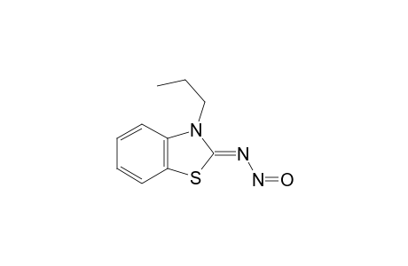 (NZ)-N-(3-propyl-1,3-benzothiazol-2-ylidene)nitrous amide