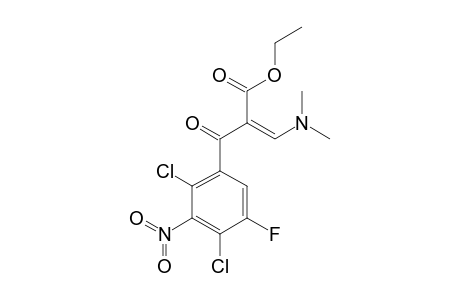 ETHYL-3-(N,N-DIMETHYLAMINO)-2-(2,4-DICHLORO-5-FLUORO-3-NITROBENZOYL)-ACRYLATE