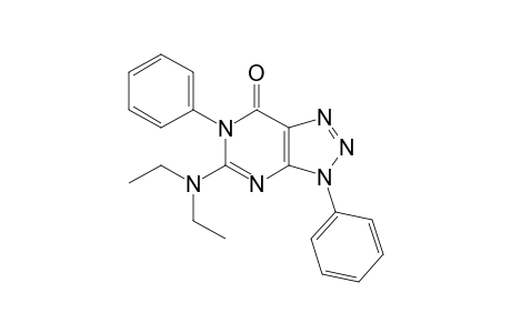5-Diethylamino-3,6-dihydro-3,6-diphenyl-7H-1,2,3-triazolo[4,5-d]pyrimidin-7-one