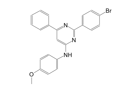 2-(4-bromophenyl)-N-(4-methoxyphenyl)-6-phenyl-4-pyrimidinamine