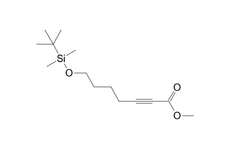 7-(tert-butyl-dimethyl-silyl)oxyhept-2-ynoic acid methyl ester