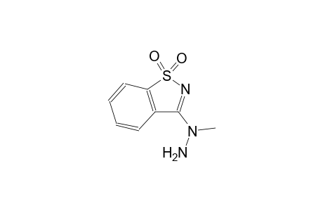 3-(1-methylhydrazino)-1,2-benzisothiazole 1,1-dioxide