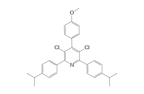 3,5-Dichloro-2,6-bis(4-isopropylphenyl)-4-(4-methoxyphenyl)pyridine