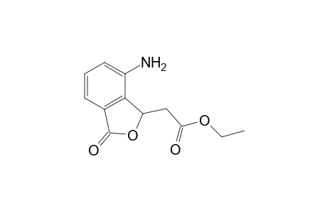 1-Isobenzofuranacetic acid, 7-amino-1,3-dihydro-3-oxo-, ethyl ester