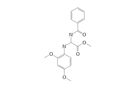 METHYL-2-BENZAMIDO-2-(2,4-DIMETHOXYPHENYLAMINO)-ACETATE