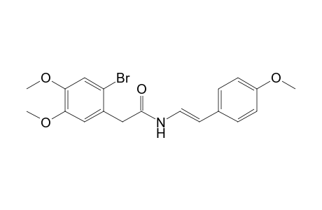 N-(4'-Methoxystyryl)-2-bromo-4,5-dimethoxyphenylacetamide