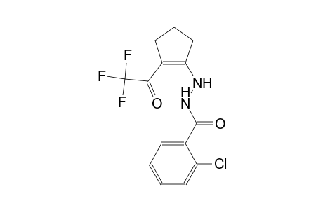 2-chloro-N'-[2-(trifluoroacetyl)-1-cyclopenten-1-yl]benzohydrazide