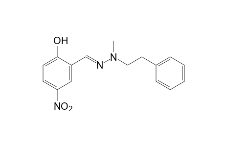 5-nitrosalicylaldehyde, methylphenethylhydrazone