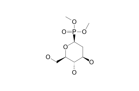 DIMETHYL-(2-DEOXY-BETA-D-ARABINO-HEXOPYRANOSYL)-PHOSPHONATE