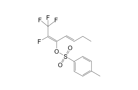 (2Z,4E)-1,1,1,2-Tetrafluoro-3-(tosyloxy)hept-2,4-diene