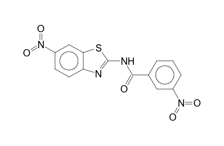 3-Nitro-N-(6-nitro-1,3-benzothiazol-2-yl)benzamide