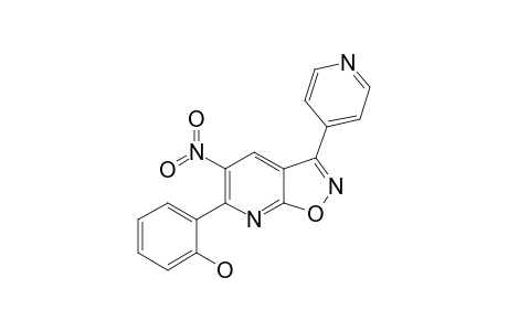 6-(2-HYDROXY-PHENYL)-5-NITRO-3-(4-PYRIDYL)-ISOXAZOLO-[5.4-B]-PYRIDINE