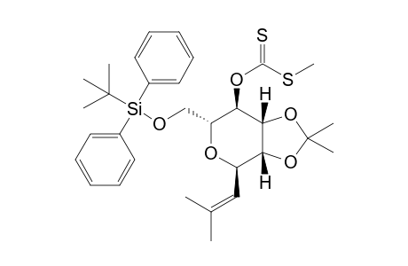 O-((3aR,4R,6R,7R,7aR)-6-((tert-Butyldiphenylsilyloxy)methyl)-2,2-dimethyl-4-(2-methylprop-1-en-1-yl)tetrahydro-3aH-[1,3]dioxolo[4,5-c]pyran-7-yl)-S-methyl carbonodithioate