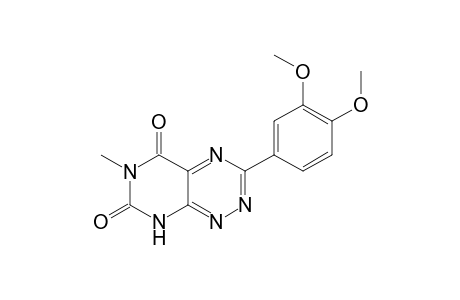 3-(3,4-Dimethoxyphenyl)-6-methylpyrimido[5,4-E][1,2,4]triazine-5,7(6H,8H)-dione