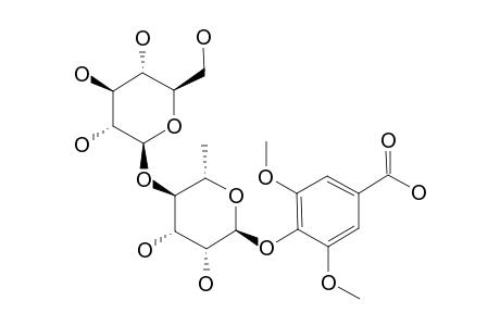 SYRINGIC-ACID-4-O-BETA-D-GLUCOPYRANOSYL-(1->5)-ALPHA-L-RHAMNOPYRANOSIDE