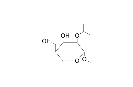 METHYL 4,6-DIDEOXY-2-O-ISOPROPYL-4-C-HYDROXYMETHYL-ALPHA-L-TALO-HEXOPYRANOSIDE