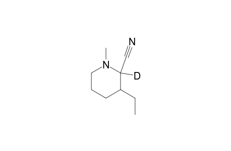 2-Piperidine-2-d-carbonitrile, 3-ethyl-1-methyl-
