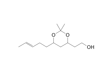 2-[2',2'-Dimethyl-6'-(pent-3"-enyl)-1',3'-dioxan-4'-yl]-ethanol