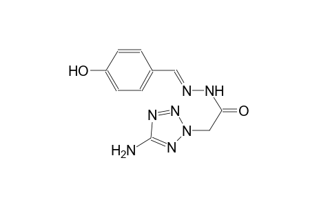 2-(5-amino-2H-tetraazol-2-yl)-N'-[(E)-(4-hydroxyphenyl)methylidene]acetohydrazide