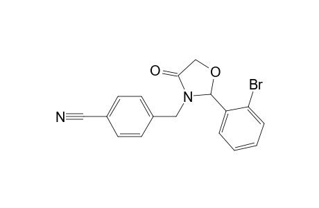 4-[[2-(2-bromophenyl)-4-keto-oxazolidin-3-yl]methyl]benzonitrile
