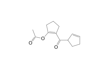 Methanone, [2-(acetyloxy)-1-cyclopenten-1-yl]-2-cyclopenten-1-yl-, (.+-.)-