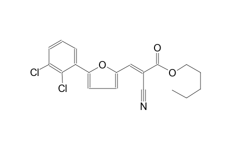 2-propenoic acid, 2-cyano-3-[5-(2,3-dichlorophenyl)-2-furanyl]-,pentyl ester, (2E)-