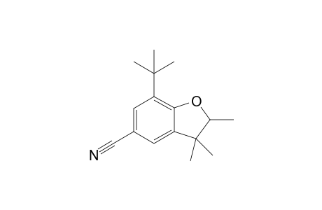 7-tert-Butyl-2,3,3-trimethyl-2H-benzofuran-5-carbonitrile