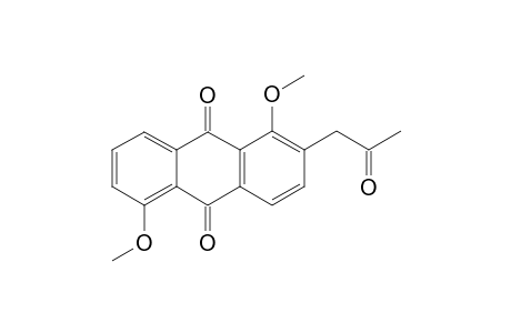 1,5-DIMETHOXY-2-(2'-OXOPROPYL)-ANTHRAQUINONE