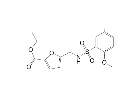 5-[[(2-methoxy-5-methyl-phenyl)sulfonylamino]methyl]furan-2-carboxylic acid ethyl ester