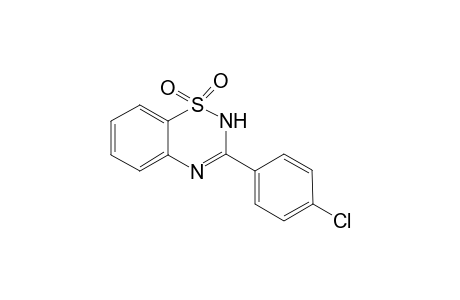 3-(4-Chlorophenyl)-2H-benzo[e][1,2,4]thiadiazine 1,1-dioxide