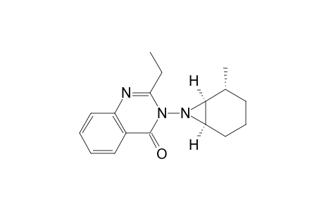 4(3H)-Quinazolinone, 2-ethyl-3-(2-methyl-7-azabicyclo[4.1.0]hept-7-yl)-, (1.alpha.,2.alpha.,6.alpha.)-
