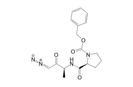 (N-Benzyloxycarbonyl-L-prolyl-L-alanyl)diazomethane
