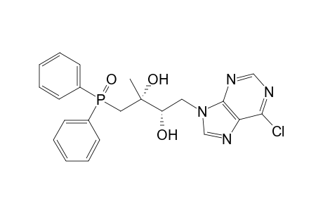 (2R,3S)-4-(6-chloranylpurin-9-yl)-1-diphenylphosphoryl-2-methyl-butane-2,3-diol