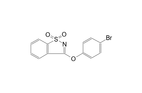 1,2-benzisothiazole, 3-(4-bromophenoxy)-, 1,1-dioxide
