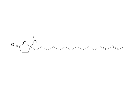 5-[(12E,14E)-hexadeca-12,14-dienyl]-5-methoxy-2-furanone