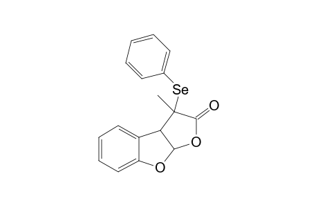 3-Methyl-3-[(phenylseleno)-3,3a,8a-trihydrobenzo[b]furano[3,2-d]furan-2-one