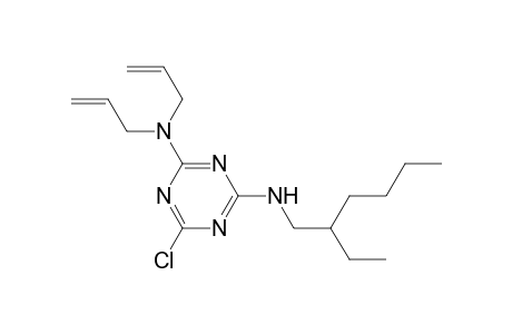 2-Chloro-4-(diallylamino)-6-(2-ethyl-1-hexylamino)-1,3,5-triazine