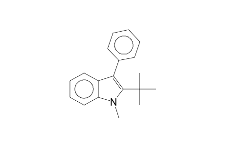 1H-Indole, 2-t-butyl-1-methyl-3-phenyl-