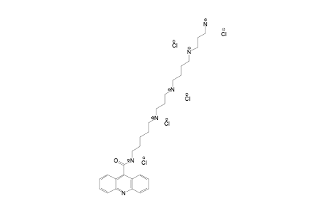 N(1)-(ACRIDIN-9-YL-CARBONYL)-1,7,11,16,20-PENTAAZAEICOSANE-PENTAHYDROCHLORIDE