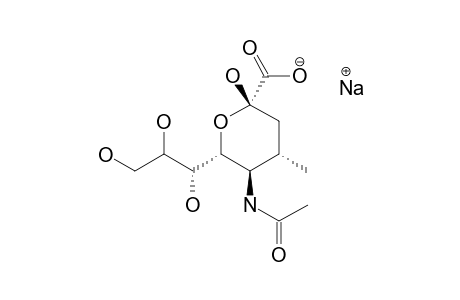 SODIUM-5-ACETAMIDO-3,4,5-TRIDEOXY-4-C-METHYL-D-GLYCERO-D-GALACTO-2-NONULOSONATE