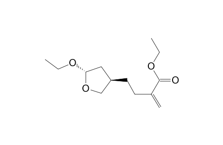 2-[2-[(3R,5S)-5-ethoxytetrahydrofuran-3-yl]ethyl]acrylic acid ethyl ester