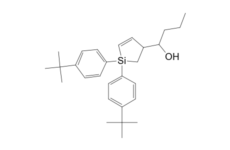 1,1-bis(4-tert-butylphenyl)-4-(1-hydroxybutyl)-1-silacyclo-2-pentene