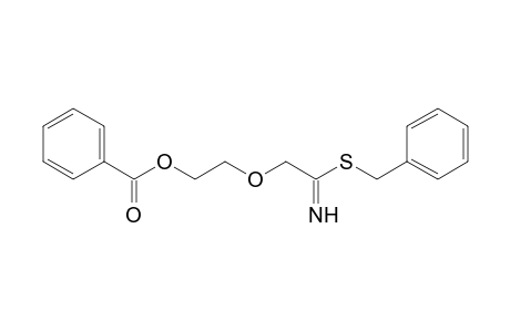 2-[2-azanylidene-2-(phenylmethylsulfanyl)ethoxy]ethyl benzoate
