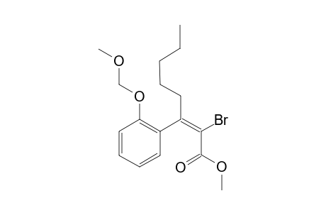 (E)-2-bromo-3-[2-(methoxymethoxy)phenyl]-2-octenoic acid methyl ester