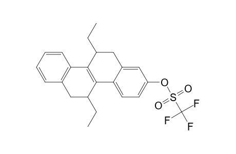 2-[(Trifluoromethanesulfonyl)oxy]-5,11-trans-diethyl-5,6,11,12-tetrahydrocyrysene