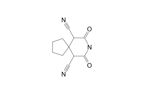 7,9-Dioxo-8-azaspiro[4.5]decane-6,10-dicarbonitrile,mixture of (+/-) and meso